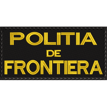 EMBLEMA POLITIA DE FRONTIERA SPATE 24X8CM